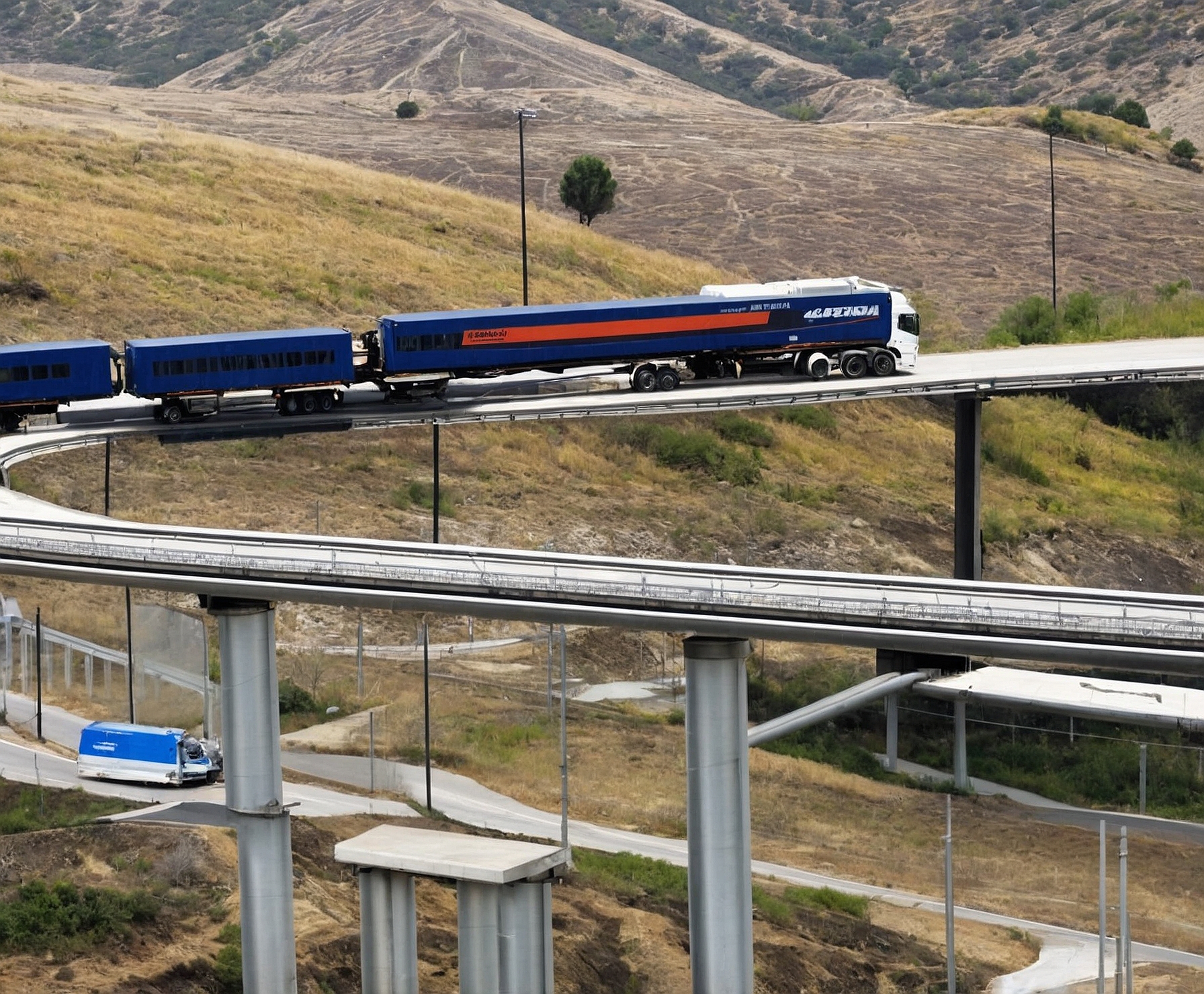 Transporte seguro de maquinaria pesada en carretera